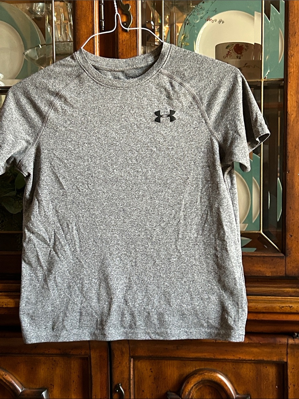 Under Armour  Heather Gray Short Sleeve Performance Tee